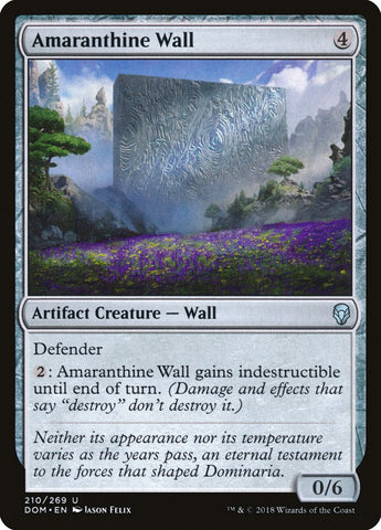 Amaranthine Wall [Dominaria] (DOM 210)