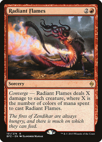 Radiant Flames [Battle for Zendikar] (BFZ 151)