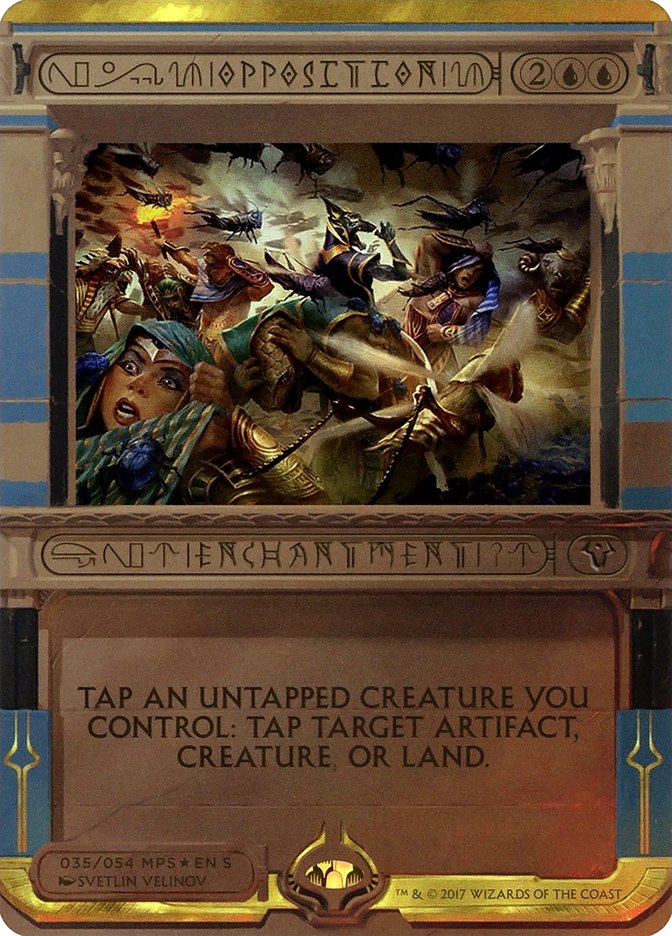 Opposition (Invocation) [Amonkhet Invocations] (MP2 35)