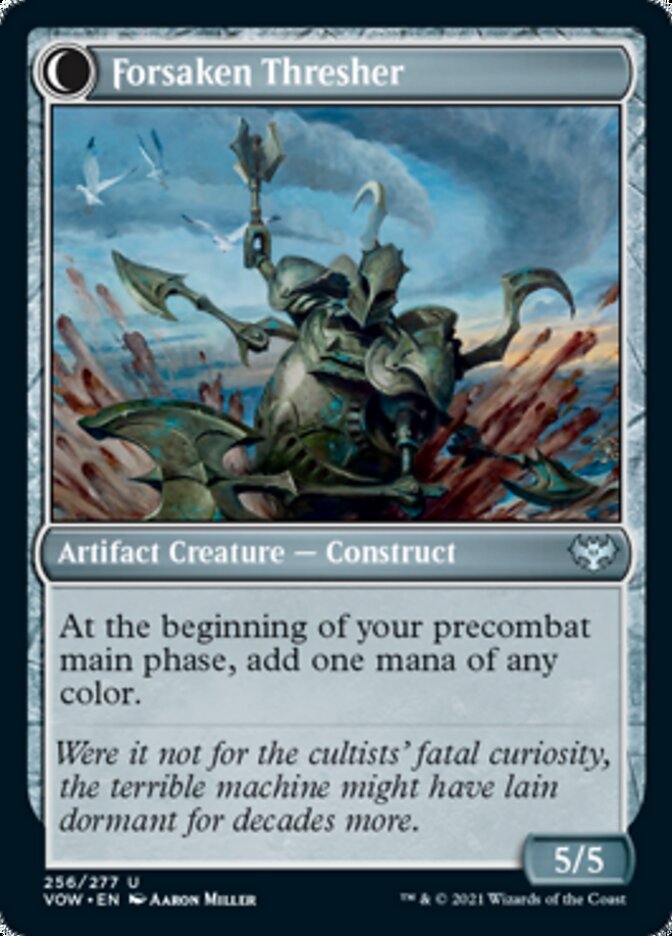 Foreboding Statue // Forsaken Thresher [Innistrad: Crimson Vow] (VOW 256)