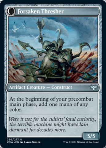 Foreboding Statue // Forsaken Thresher [Innistrad: Crimson Vow] (VOW 256)