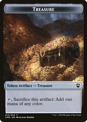 Copy // Treasure Token [Commander Legends Tokens] (TCMR 13 // 12)