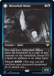 Mirrorhall Mimic // Ghastly Mimicry [Innistrad: Double Feature] (DBL 335)