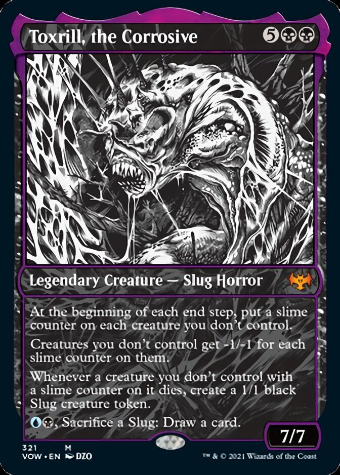 Toxrill, the Corrosive (Showcase Eternal Night) [Innistrad: Crimson Vow] (VOW 321)