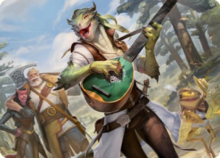 Wandering Troubadour Art Card [Dungeons & Dragons: Adventures in the Forgotten Realms Art Series] (AAFR 64)