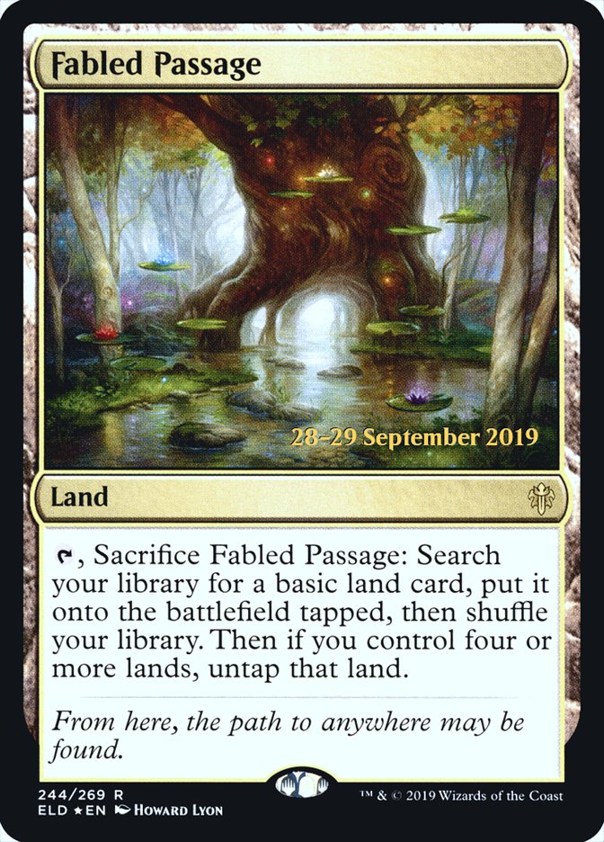 Fabled Passage  [Throne of Eldraine Prerelease Promos] (PELD 244S)