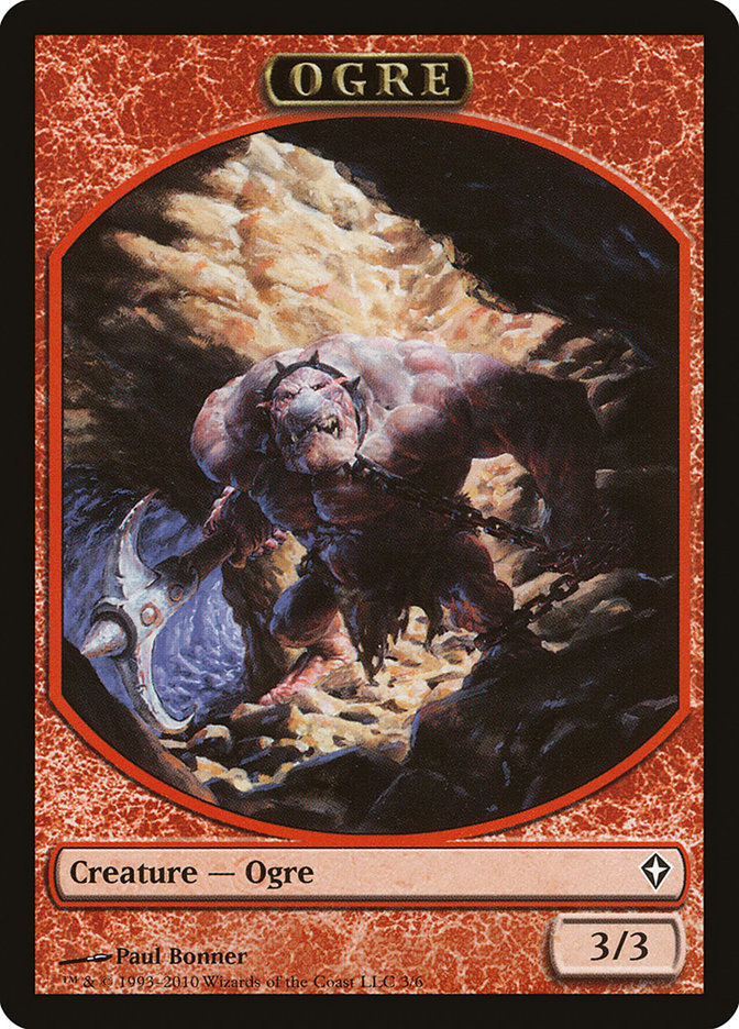 Ogre [Worldwake Tokens] (TWWK 3)