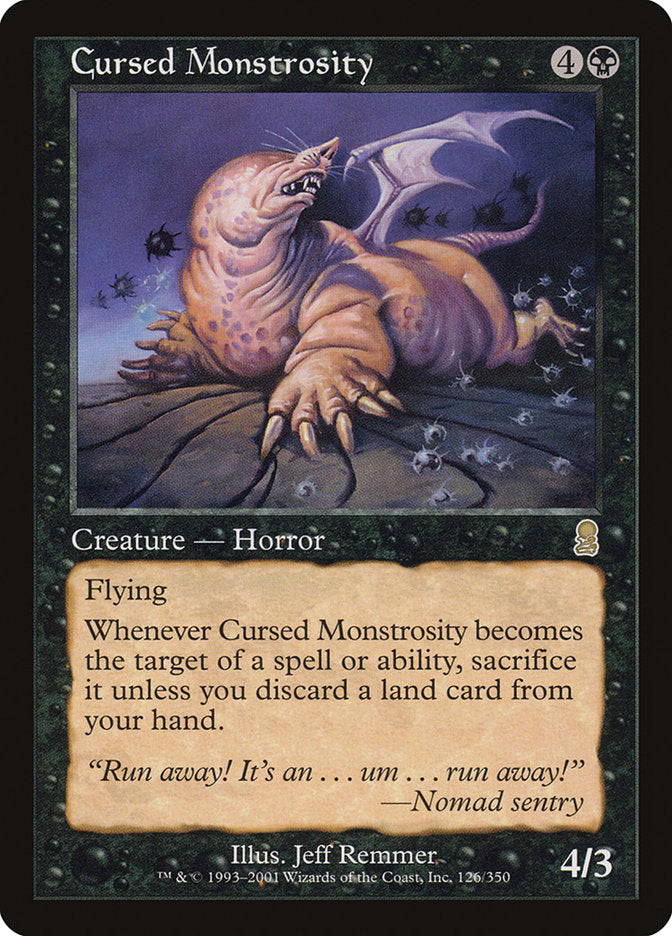 Cursed Monstrosity [Odyssey] (ODY 126)