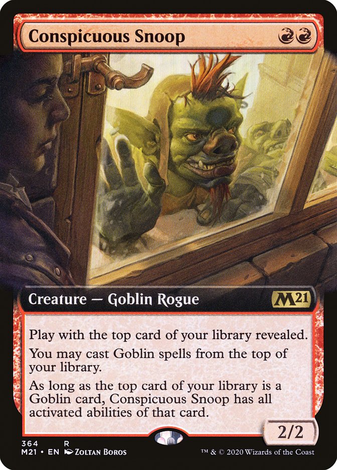 Conspicuous Snoop (Extended Art) [Core Set 2021] (M21 364)