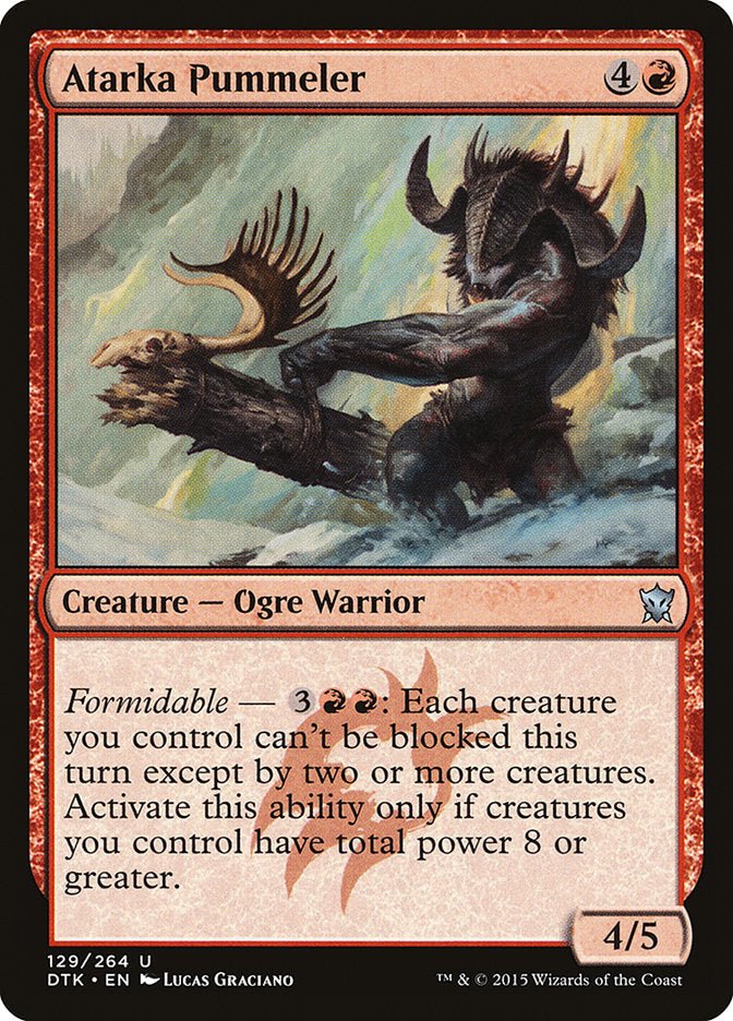 Atarka Pummeler [Dragons of Tarkir] (DTK 129)