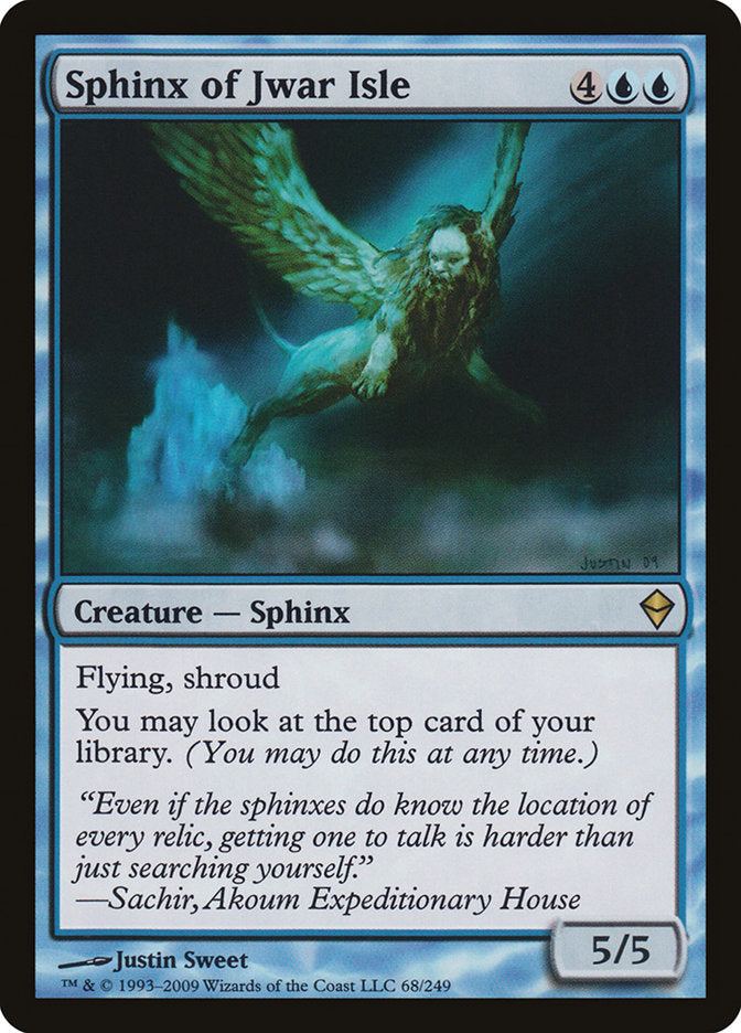 Sphinx of Jwar Isle [Zendikar] (ZEN 68)