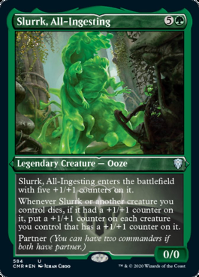 Slurrk, All-Ingesting [Commander Legends Etched] (PCMR 584)
