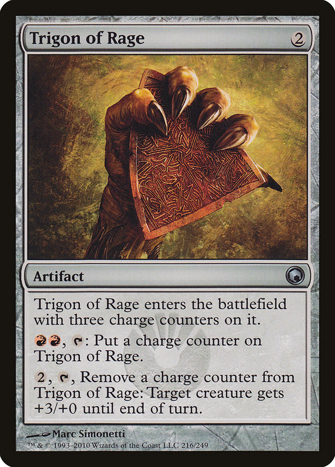 Trigon of Rage [Scars of Mirrodin] (SOM 216)