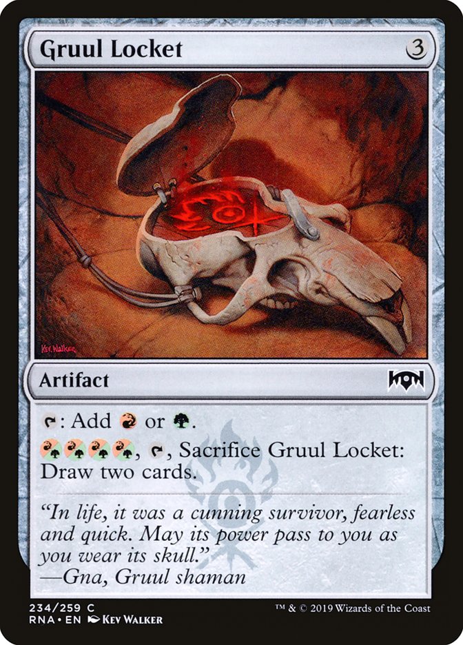 Gruul Locket [Ravnica Allegiance] (RNA 234)