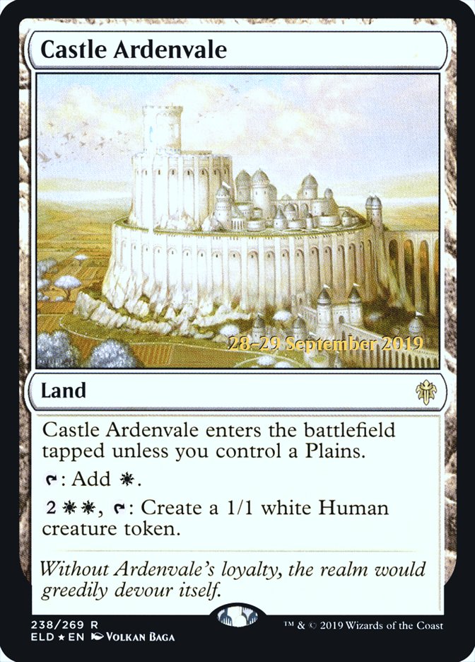 Castle Ardenvale  [Throne of Eldraine Prerelease Promos] (PELD 238S)