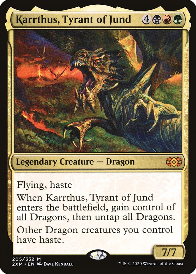 Karrthus, Tyrant of Jund [Double Masters] (2XM 205)