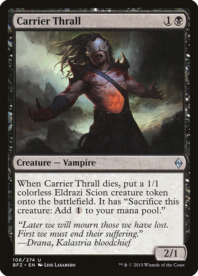 Carrier Thrall [Battle for Zendikar] (BFZ 106)