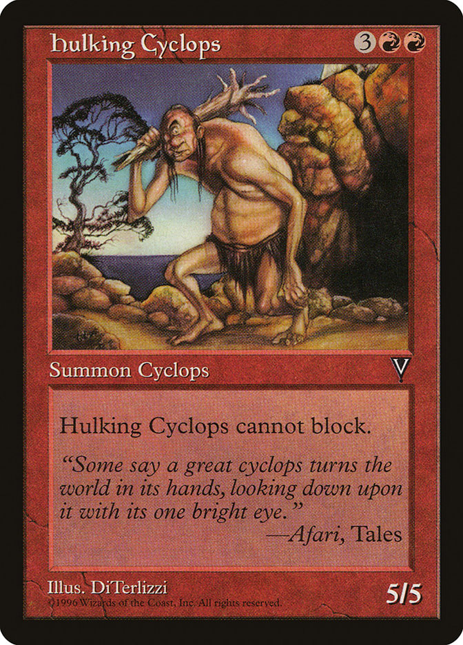 Hulking Cyclops [Visions] (VIS 84)