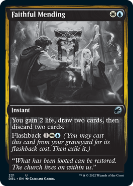 Faithful Mending [Innistrad: Double Feature] (DBL 221)