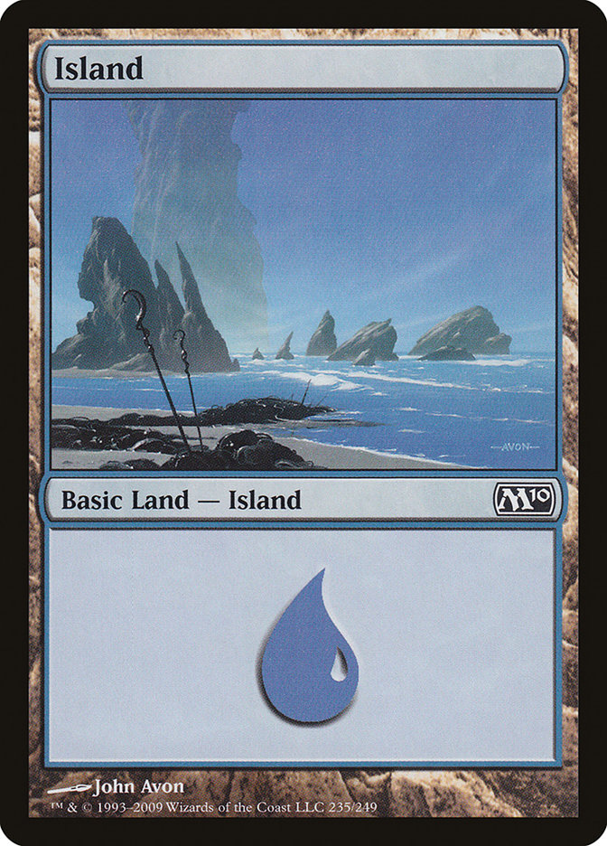 Island (#235) [Magic 2010] (M10 235)