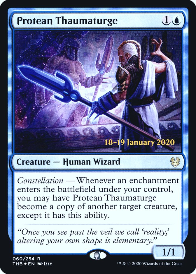 Protean Thaumaturge [Theros Beyond Death Prerelease Promos] (PTHB 60S)