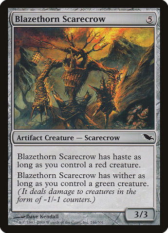 Blazethorn Scarecrow [Shadowmoor] (SHM 246)