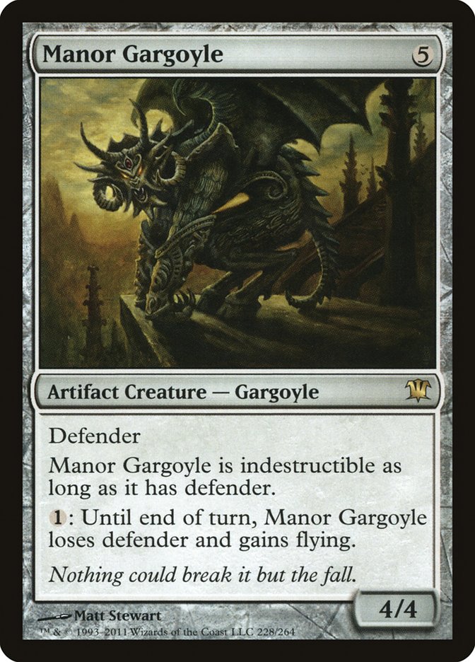 Manor Gargoyle [Innistrad] (ISD 228)