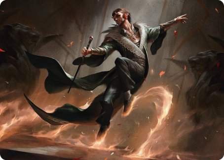 Fleetfoot Dancer Art Card [Streets of New Capenna Art Series] (ASNC 26)
