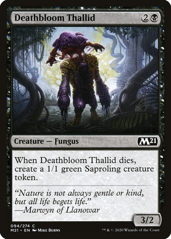 Deathbloom Thallid [Core Set 2021] (M21 94)