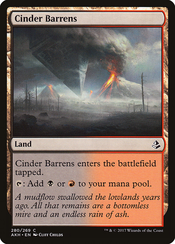 Cinder Barrens [Amonkhet] (AKH 280)