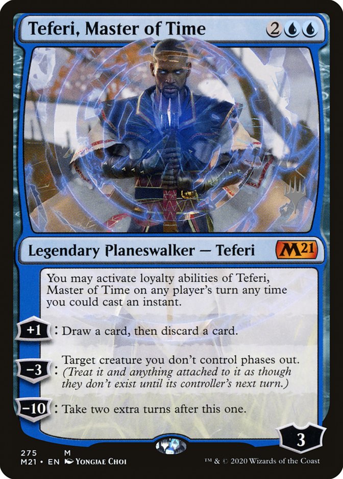 Teferi, Master of Time (Promo Pack) [Core Set 2021 Promos] (PM21 275P)