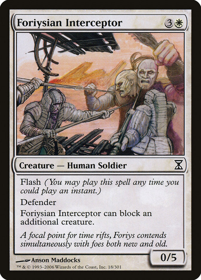 Foriysian Interceptor [Time Spiral] (TSP 18)