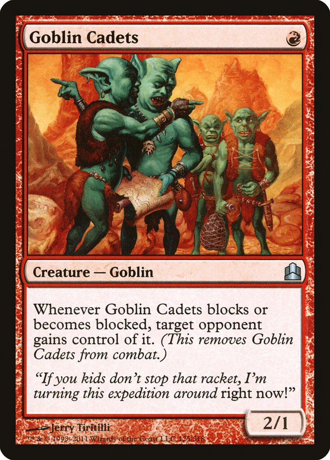 Goblin Cadets [Commander 2011] (CMD 125)