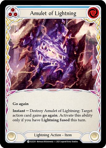 Amulet of Lightning [ELE201] 1st Edition Normal