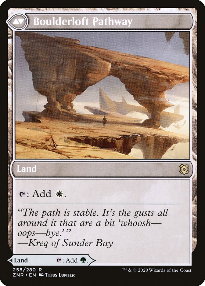Branchloft Pathway // Boulderloft Pathway [Zendikar Rising] (ZNR 258)
