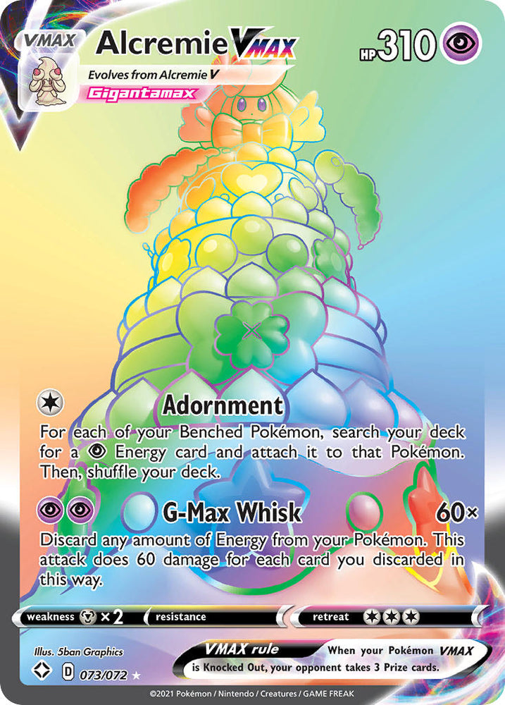 Alcremie VMAX (73/72) [Sword & Shield: Shining Fates]
