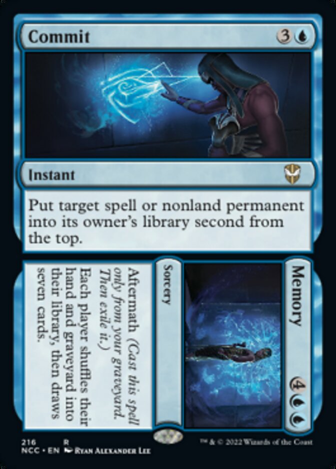 Commit // Memory [Streets of New Capenna Commander] (NCC 216)