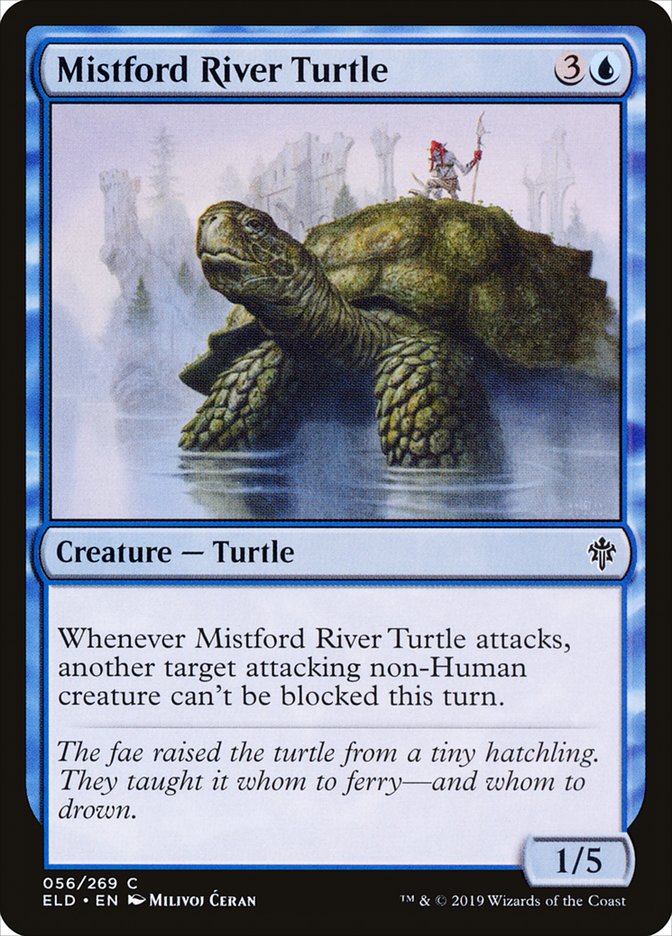 Mistford River Turtle [Throne of Eldraine] (ELD 56)