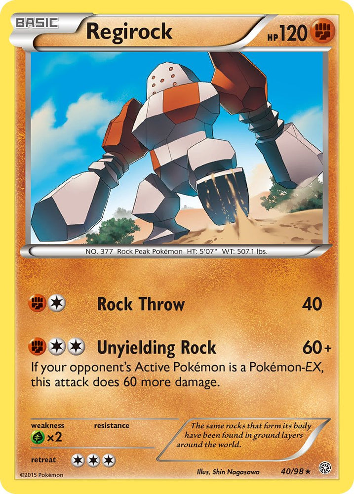 Regirock (XY Ancient Origins) (40/98) [Theme Deck Exclusives]