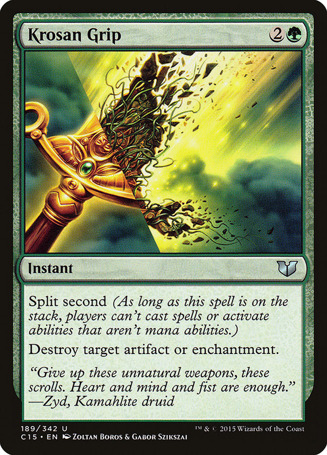 Krosan Grip [Commander 2015] (C15 189)