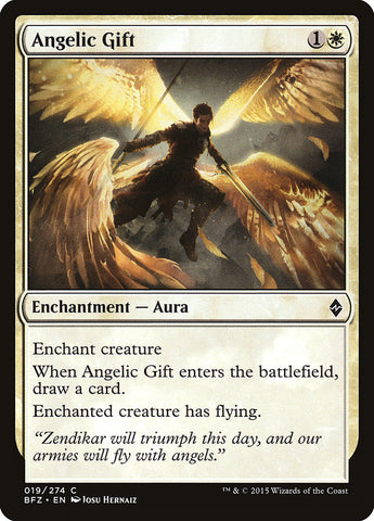 Angelic Gift [Battle for Zendikar] (BFZ 19)