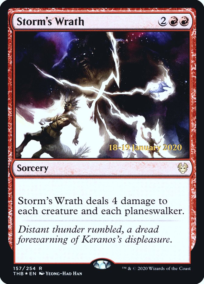 Storm's Wrath [Theros Beyond Death Prerelease Promos] (PTHB 157S)