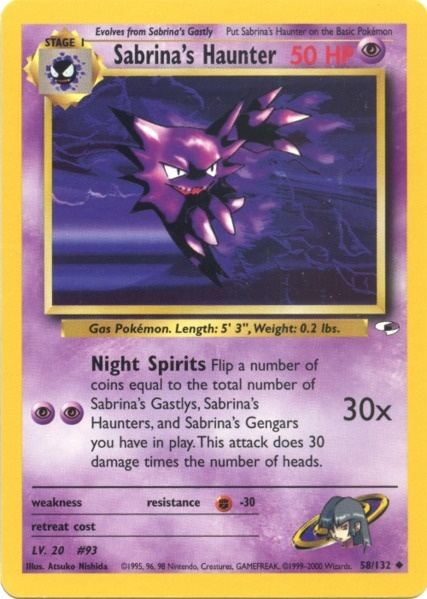 Sabrina's Haunter (58/132) [Gym Heroes]