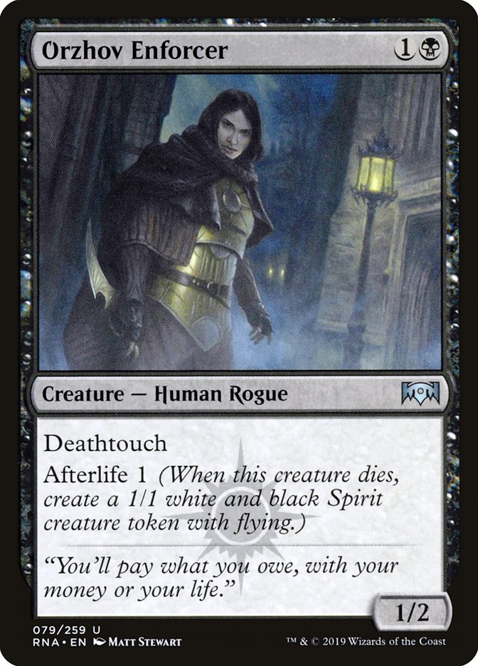 Orzhov Enforcer [Ravnica Allegiance] (RNA 79)