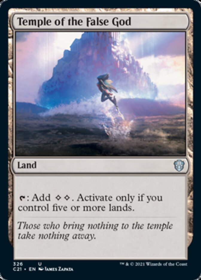 Temple of the False God [Commander 2021] (C21 326)