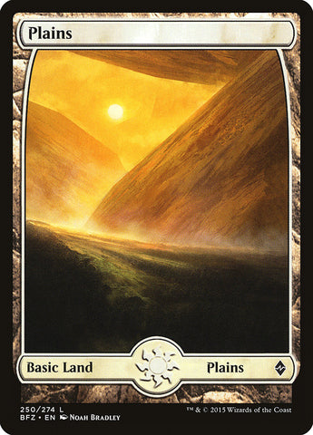 Plains (#250) [Battle for Zendikar] (BFZ 250)