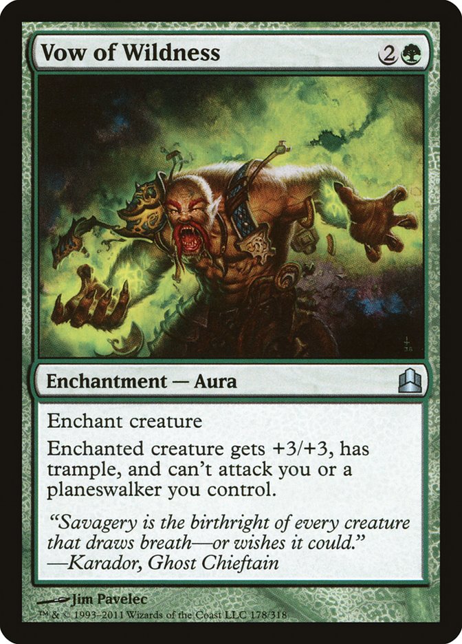 Vow of Wildness [Commander 2011] (CMD 178)
