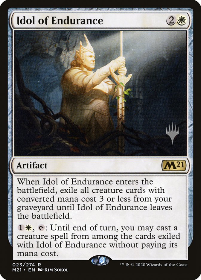 Idol of Endurance (Promo Pack) [Core Set 2021 Promos] (PM21 23P)