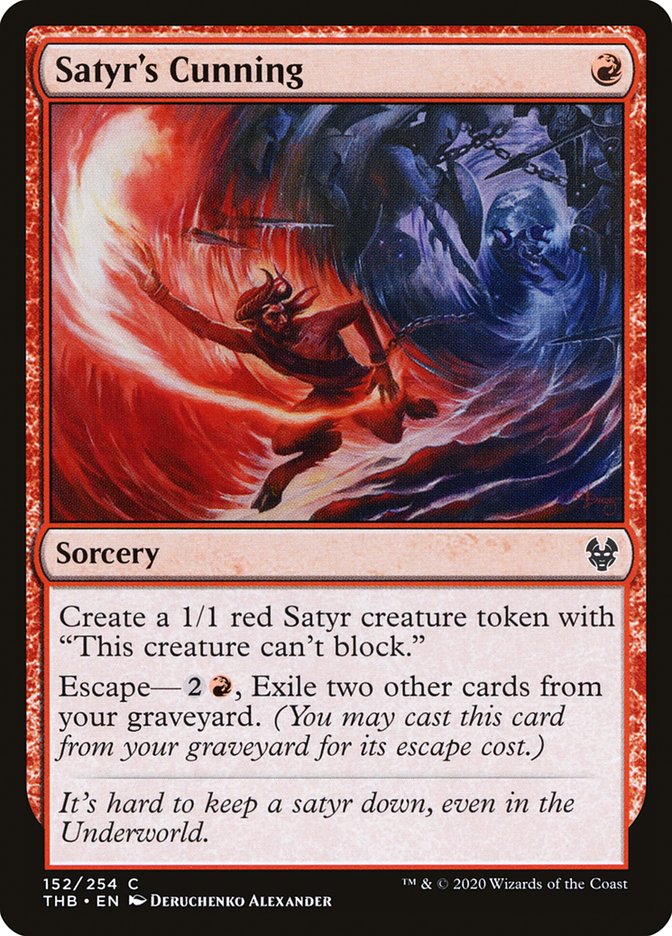Satyr's Cunning [Theros Beyond Death] (THB 152)