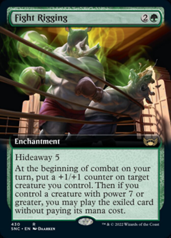 Fight Rigging (Extended Art) [Streets of New Capenna] (SNC 430)